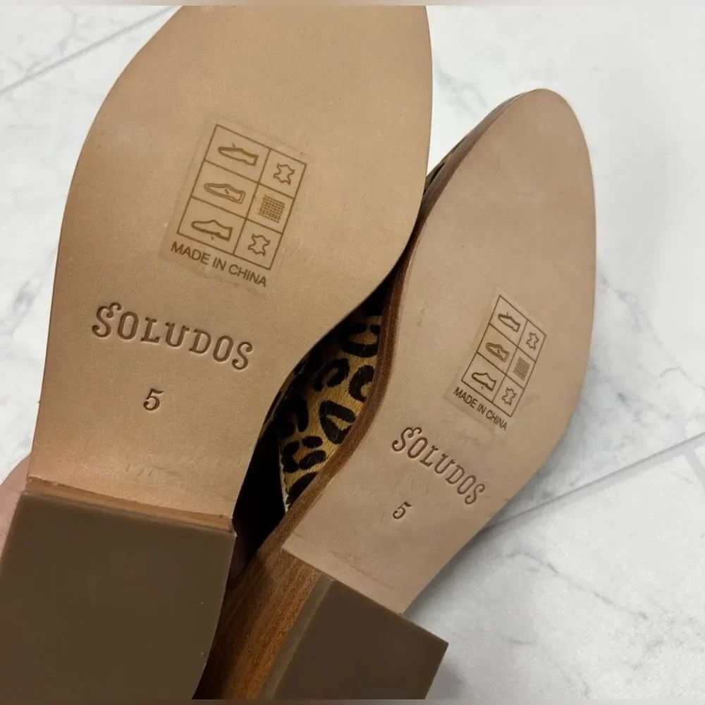 🆕Soludos NIB Venetian Mule in Leopard - Picture 3 of 5